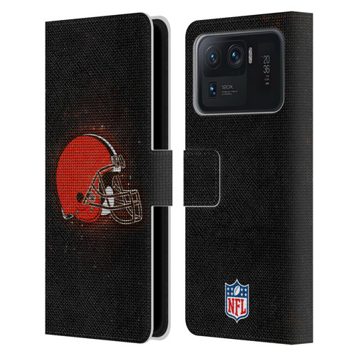 NFL Cleveland Browns Artwork LED Leather Book Wallet Case Cover For Xiaomi Mi 11 Ultra