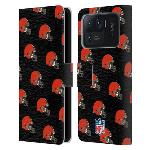NFL Cleveland Browns Artwork Patterns Leather Book Wallet Case Cover For Xiaomi Mi 11 Ultra