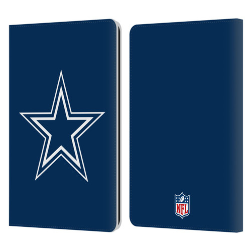 NFL Dallas Cowboys Logo Plain Leather Book Wallet Case Cover For Amazon Kindle Paperwhite 1 / 2 / 3