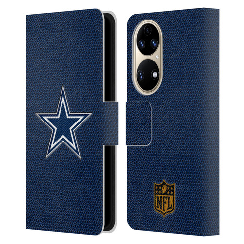 NFL Dallas Cowboys Logo Football Leather Book Wallet Case Cover For Huawei P50