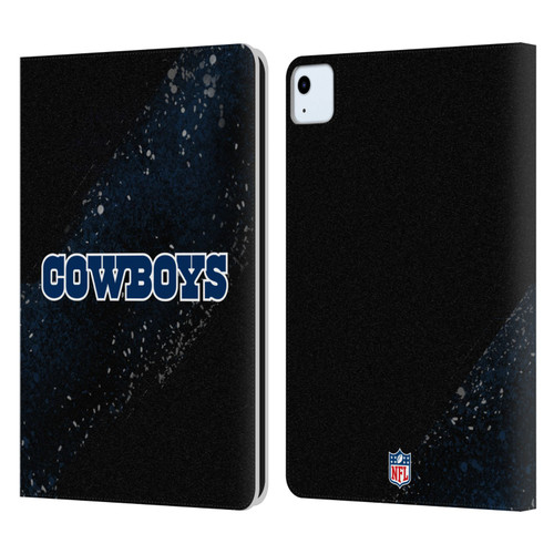 NFL Dallas Cowboys Logo Blur Leather Book Wallet Case Cover For Apple iPad Air 2020 / 2022