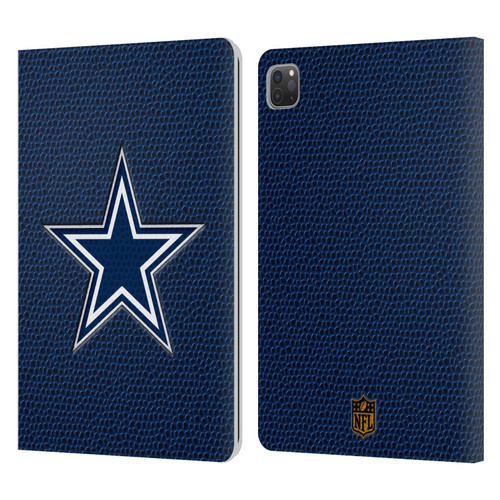 NFL Dallas Cowboys Logo Football Leather Book Wallet Case Cover For Apple iPad Pro 11 2020 / 2021 / 2022