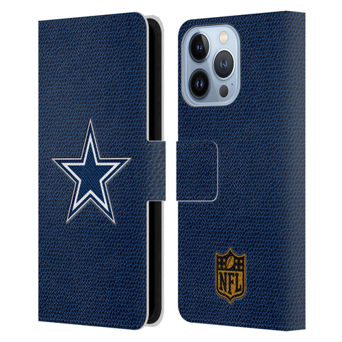 NFL Dallas Cowboys Logo Football Leather Book Wallet Case Cover For Apple iPhone 13 Pro