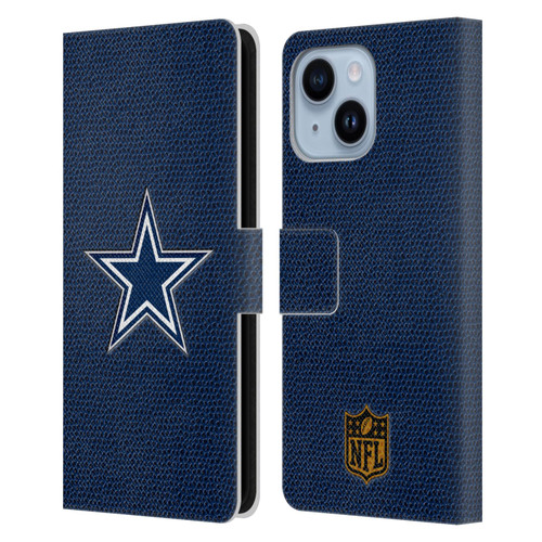 NFL Dallas Cowboys Logo Football Leather Book Wallet Case Cover For Apple iPhone 14 Plus
