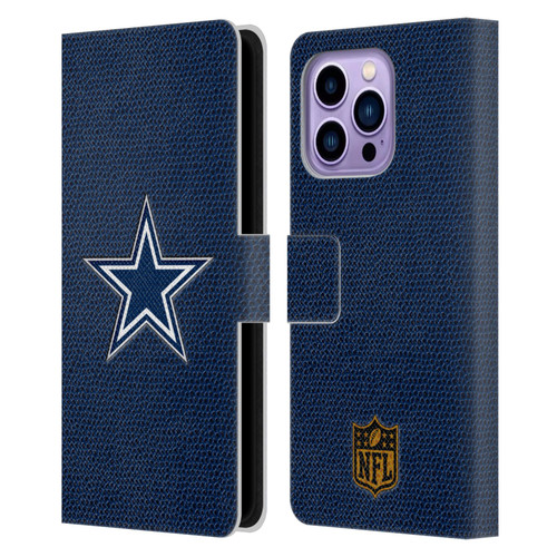 NFL Dallas Cowboys Logo Football Leather Book Wallet Case Cover For Apple iPhone 14 Pro Max