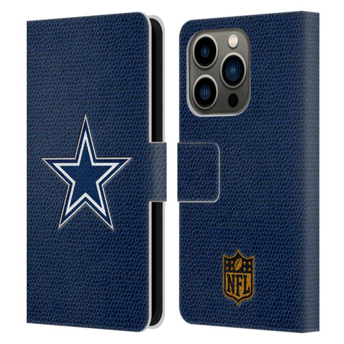 NFL Dallas Cowboys Logo Football Leather Book Wallet Case Cover For Apple iPhone 14 Pro