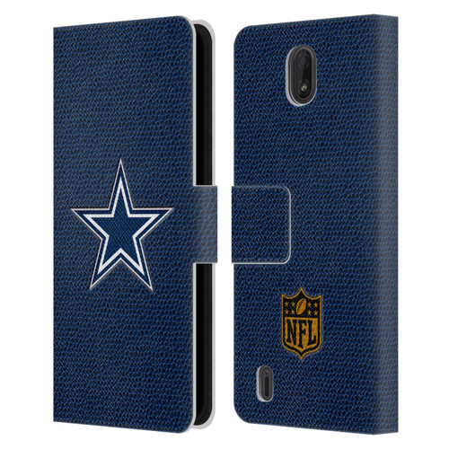 NFL Dallas Cowboys Logo Football Leather Book Wallet Case Cover For Nokia C01 Plus/C1 2nd Edition