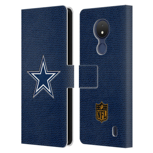 NFL Dallas Cowboys Logo Football Leather Book Wallet Case Cover For Nokia C21