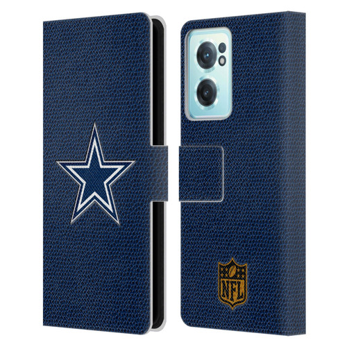 NFL Dallas Cowboys Logo Football Leather Book Wallet Case Cover For OnePlus Nord CE 2 5G