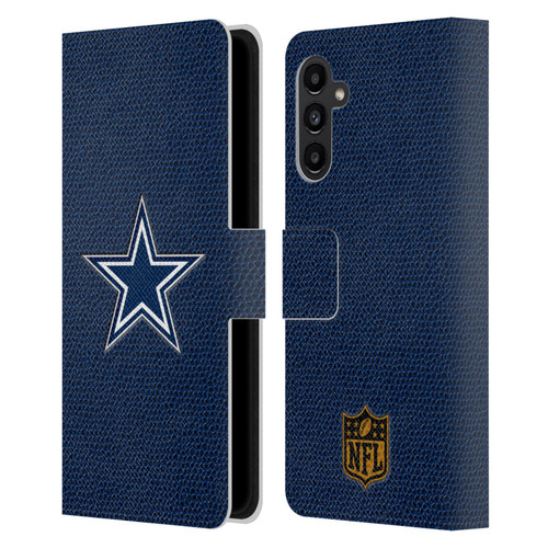 NFL Dallas Cowboys Logo Football Leather Book Wallet Case Cover For Samsung Galaxy A13 5G (2021)