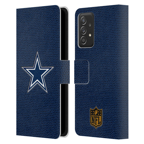 NFL Dallas Cowboys Logo Football Leather Book Wallet Case Cover For Samsung Galaxy A52 / A52s / 5G (2021)