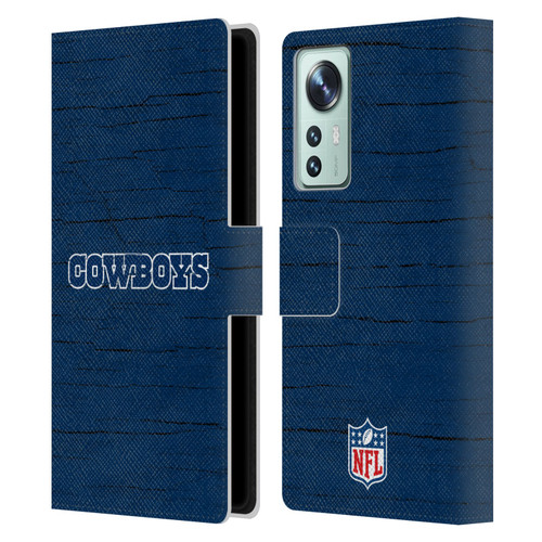 NFL Dallas Cowboys Logo Distressed Look Leather Book Wallet Case Cover For Xiaomi 12