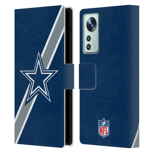 NFL Dallas Cowboys Logo Stripes Leather Book Wallet Case Cover For Xiaomi 12