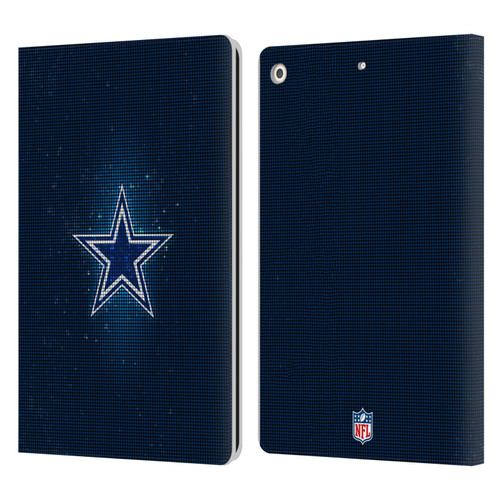 NFL Dallas Cowboys Artwork LED Leather Book Wallet Case Cover For Apple iPad 10.2 2019/2020/2021