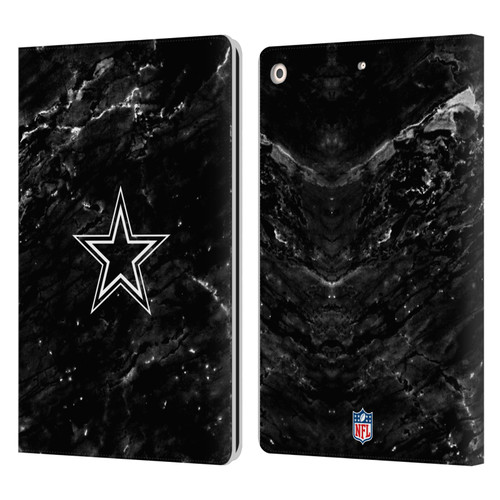 NFL Dallas Cowboys Artwork Marble Leather Book Wallet Case Cover For Apple iPad 10.2 2019/2020/2021