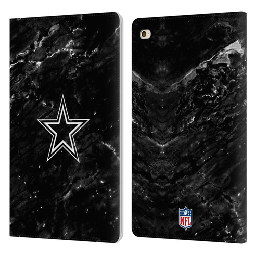 NFL Dallas Cowboys Artwork Marble Leather Book Wallet Case Cover For Apple iPad mini 4