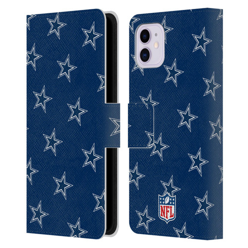NFL Dallas Cowboys Artwork Patterns Leather Book Wallet Case Cover For Apple iPhone 11