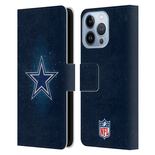 NFL Dallas Cowboys Artwork LED Leather Book Wallet Case Cover For Apple iPhone 13 Pro