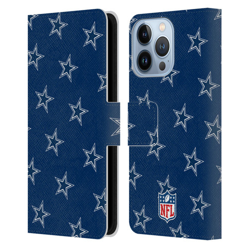 NFL Dallas Cowboys Artwork Patterns Leather Book Wallet Case Cover For Apple iPhone 13 Pro