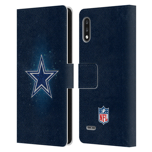 NFL Dallas Cowboys Artwork LED Leather Book Wallet Case Cover For LG K22