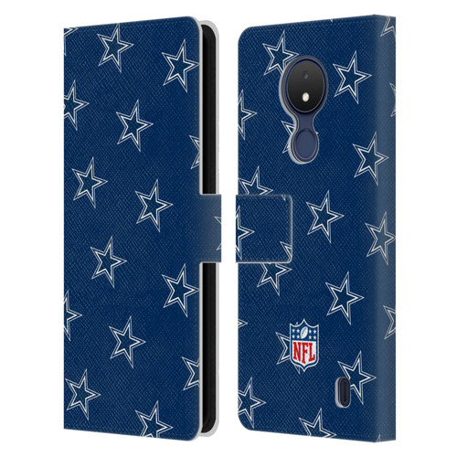 NFL Dallas Cowboys Artwork Patterns Leather Book Wallet Case Cover For Nokia C21