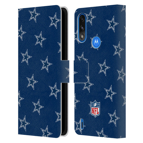 NFL Dallas Cowboys Artwork Patterns Leather Book Wallet Case Cover For Motorola Moto E7 Power / Moto E7i Power