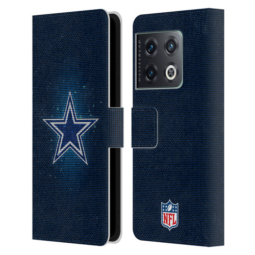 NFL Dallas Cowboys Artwork LED Leather Book Wallet Case Cover For OnePlus 10 Pro