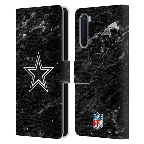 NFL Dallas Cowboys Artwork Marble Leather Book Wallet Case Cover For OnePlus Nord 5G