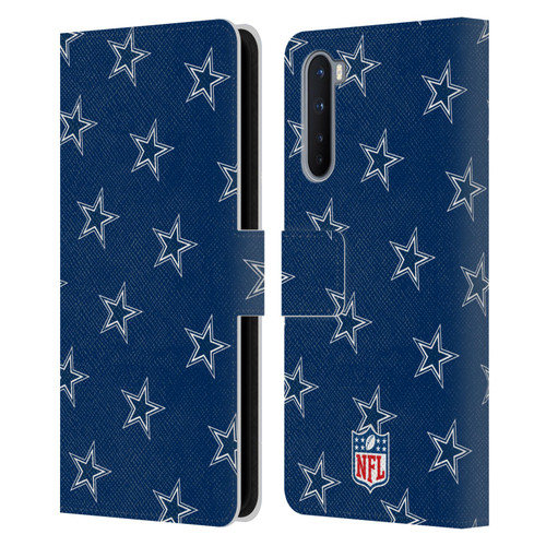 NFL Dallas Cowboys Artwork Patterns Leather Book Wallet Case Cover For OnePlus Nord 5G