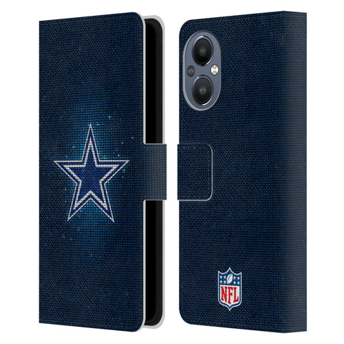 NFL Dallas Cowboys Artwork LED Leather Book Wallet Case Cover For OnePlus Nord N20 5G
