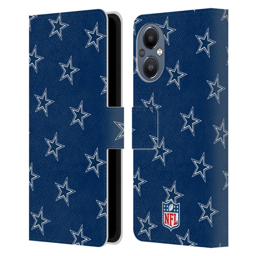 NFL Dallas Cowboys Artwork Patterns Leather Book Wallet Case Cover For OnePlus Nord N20 5G