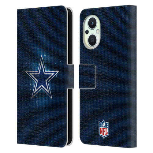 NFL Dallas Cowboys Artwork LED Leather Book Wallet Case Cover For OPPO Reno8 Lite