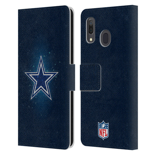 NFL Dallas Cowboys Artwork LED Leather Book Wallet Case Cover For Samsung Galaxy A33 5G (2022)