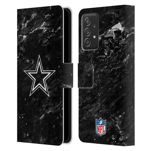NFL Dallas Cowboys Artwork Marble Leather Book Wallet Case Cover For Samsung Galaxy A52 / A52s / 5G (2021)