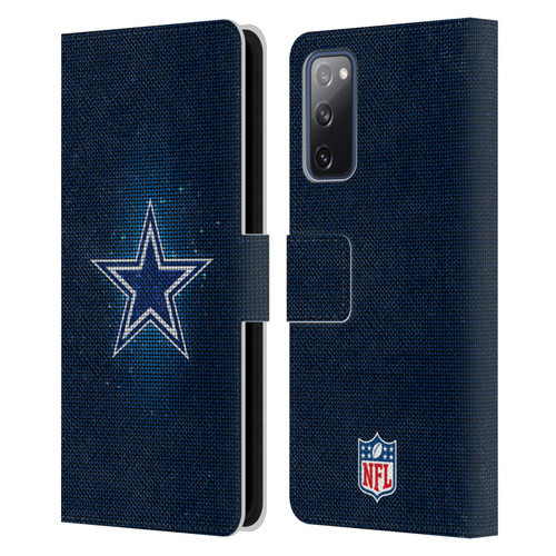 NFL Dallas Cowboys Artwork LED Leather Book Wallet Case Cover For Samsung Galaxy S20 FE / 5G