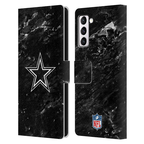 NFL Dallas Cowboys Artwork Marble Leather Book Wallet Case Cover For Samsung Galaxy S21+ 5G