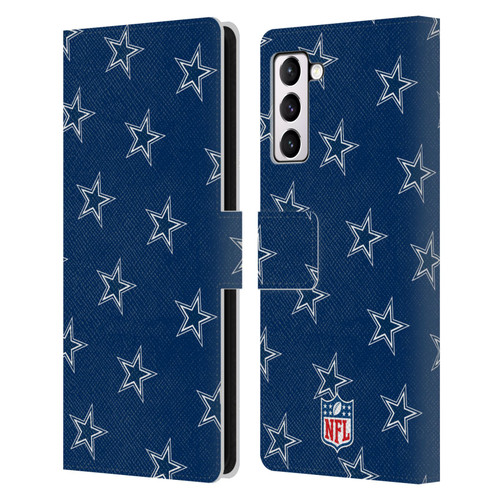 NFL Dallas Cowboys Artwork Patterns Leather Book Wallet Case Cover For Samsung Galaxy S21+ 5G