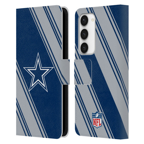 NFL Dallas Cowboys Artwork Stripes Leather Book Wallet Case Cover For Samsung Galaxy S23 5G NFL Dallas Cowboys Artwork Stripes Leather Book Wallet Case Cover For Samsung Galaxy S23 5G