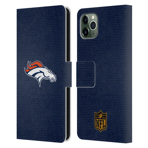NFL Denver Broncos Logo Football Leather Book Wallet Case Cover For Apple iPhone 11 Pro Max