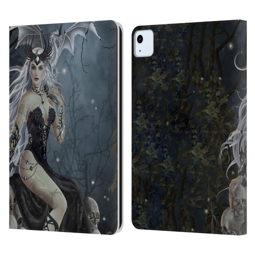 Nene Thomas Gothic Mad Queen Of Skulls Dragon Leather Book Wallet Case Cover For Apple iPad Air 2020 / 2022