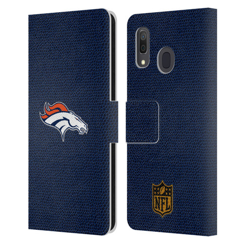 NFL Denver Broncos Logo Football Leather Book Wallet Case Cover For Samsung Galaxy A33 5G (2022)
