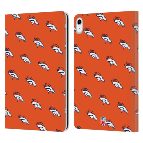 NFL Denver Broncos Artwork Patterns Leather Book Wallet Case Cover For Apple iPad 10.9 (2022)