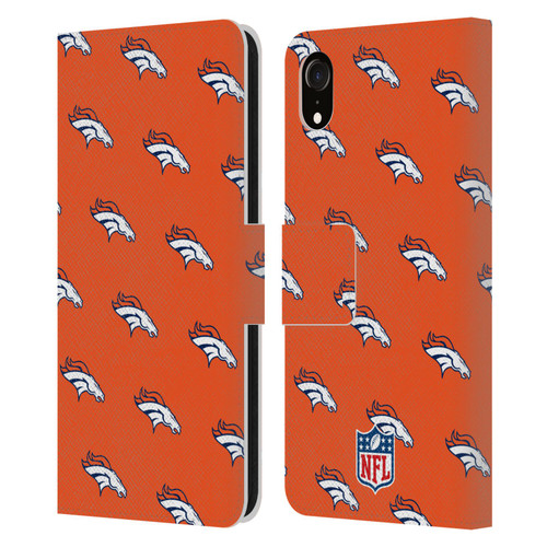 NFL Denver Broncos Artwork Patterns Leather Book Wallet Case Cover For Apple iPhone XR