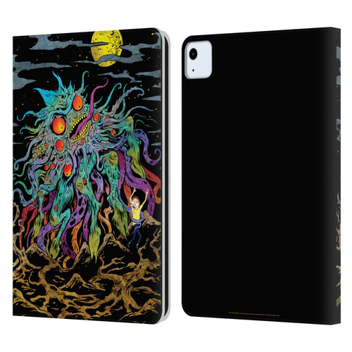 Rick And Morty Season 1 & 2 Graphics The Dunrick Horror Leather Book Wallet Case Cover For Apple iPad Air 2020 / 2022