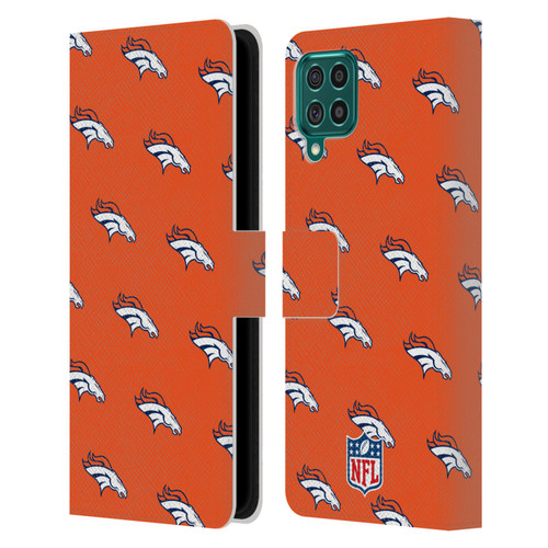 NFL Denver Broncos Artwork Patterns Leather Book Wallet Case Cover For Samsung Galaxy F62 (2021)