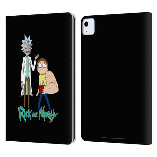 Rick And Morty Season 3 Character Art Rick and Morty Leather Book Wallet Case Cover For Apple iPad Air 11 2020/2022/2024