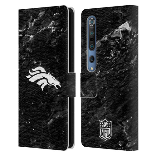 NFL Denver Broncos Artwork Marble Leather Book Wallet Case Cover For Xiaomi Mi 10 5G / Mi 10 Pro 5G