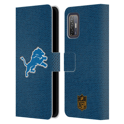 NFL Detroit Lions Logo Football Leather Book Wallet Case Cover For HTC Desire 21 Pro 5G