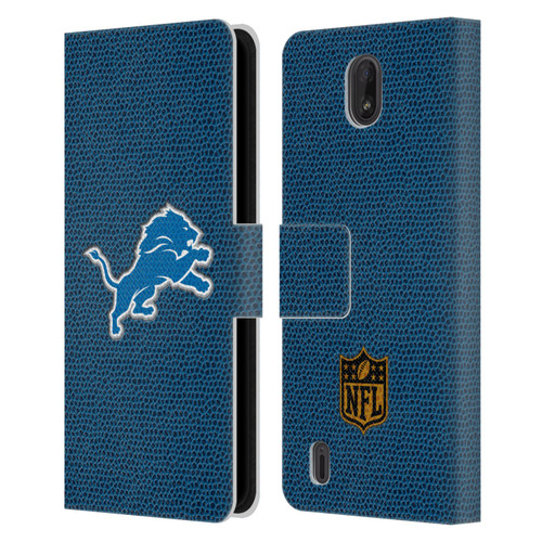 NFL Detroit Lions Logo Football Leather Book Wallet Case Cover For Nokia C01 Plus/C1 2nd Edition