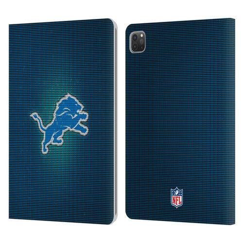 NFL Detroit Lions Artwork LED Leather Book Wallet Case Cover For Apple iPad Pro 11 2020 / 2021 / 2022